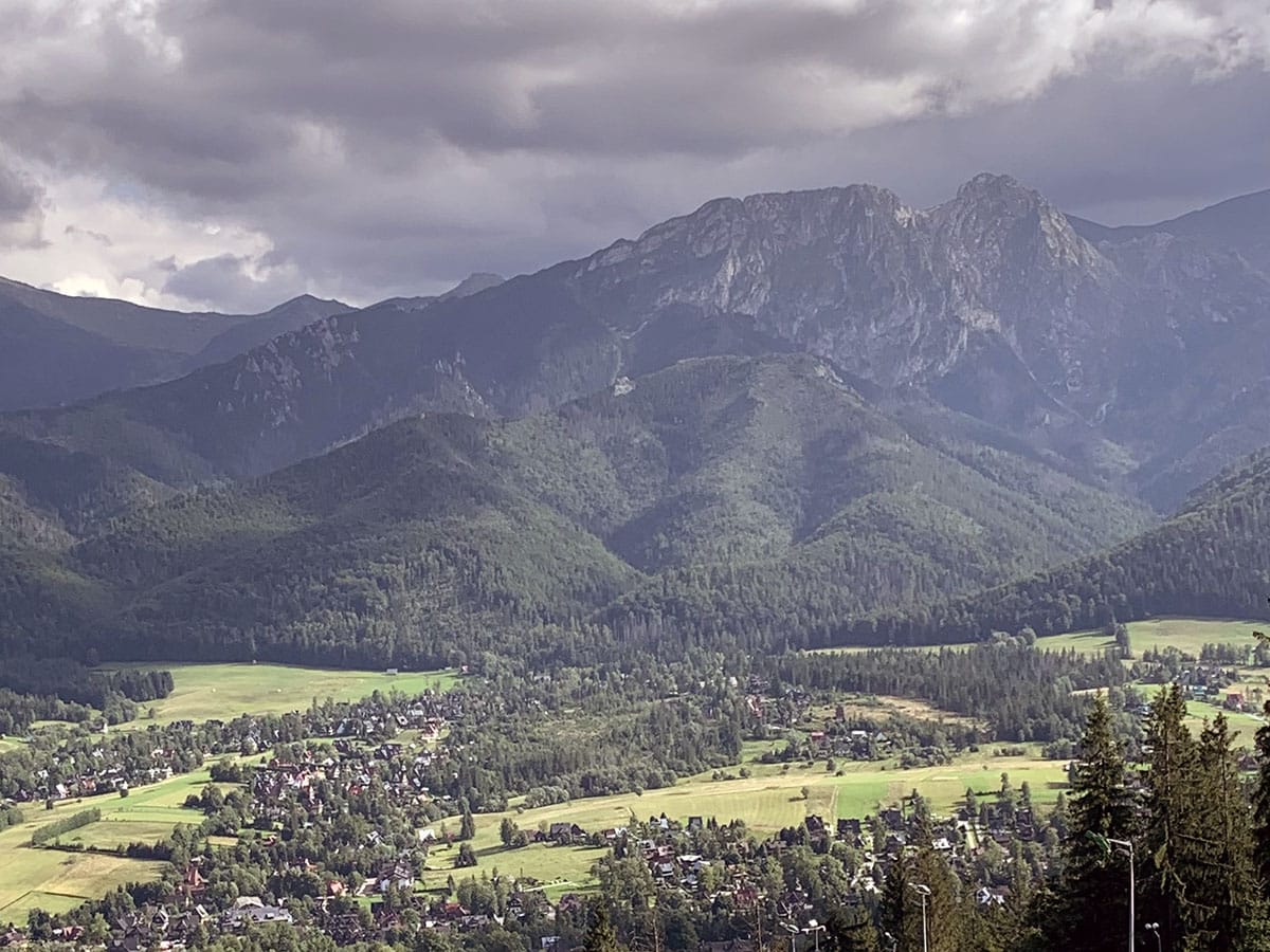 Polské Tatry - Výhled na Wielki Giewont
